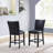 Anxhela Upholstered Faux Leather Counter Stool-75626944