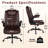 400Lbs Big And Tall Office Chair With Padded Flip-up Arms-1771866491