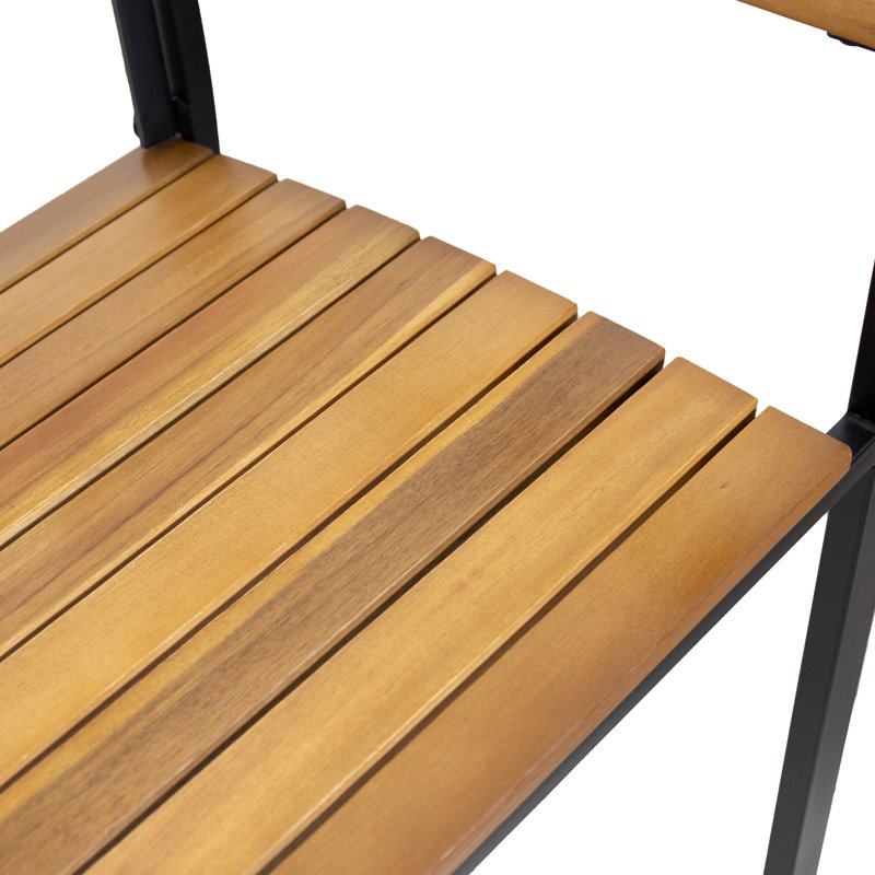 Fauteuil de salle à manger Burlwood, Teck