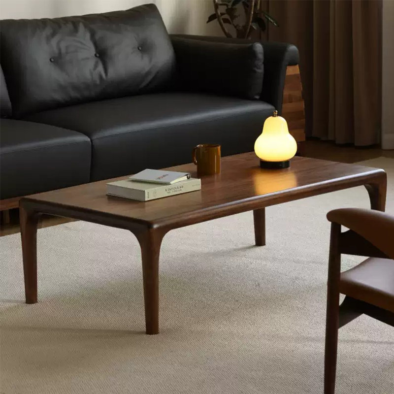 Simple design of solid wood coffee table