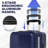 Luggage,With Front Opening,TSA Approved Lock,Hardshell Suitcase,Blue