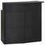 Garden Bar Set 3 Piece with Cushions Table and Chair Seat-2026685776