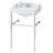Cheviot Products Essex 24" Console Bathroom Sink with Overflow & Metal Base-17756042-17756039