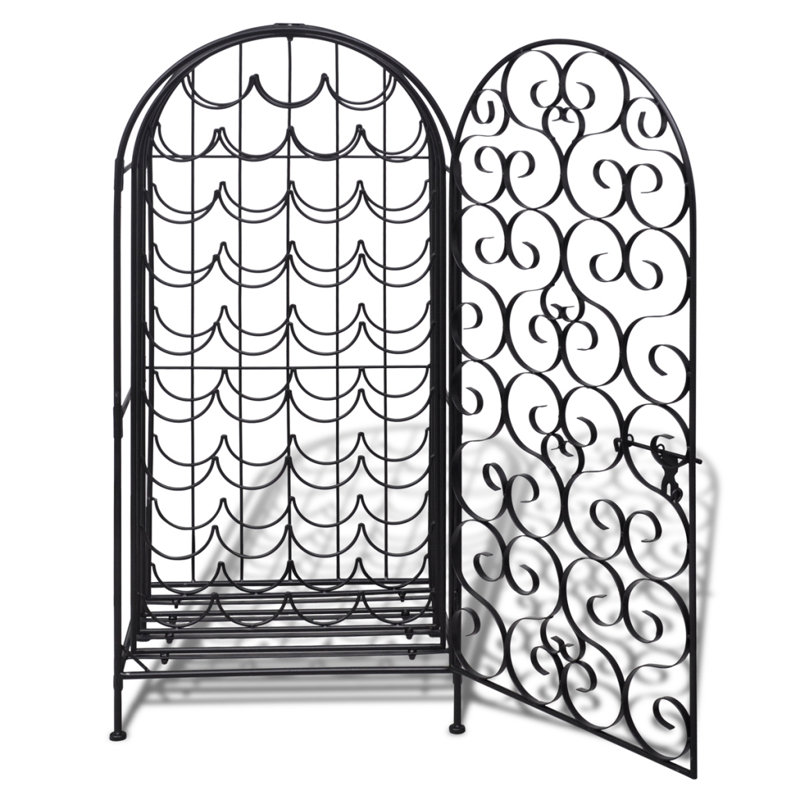 VidaXL Wine Rack for 35 Bottles Metal