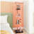 Tempered Glass Display Cabinet,Wine Cabinet, Storage Cabinet,File Cabinet, Tempered Glass Top,Bluetooth LED Light Strip,with Door Lock,suitable for Living Room, Bedroom,Hallway,Office,color:Black