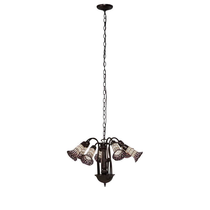 Lustre classique à 6 lumières arnkil, Beige