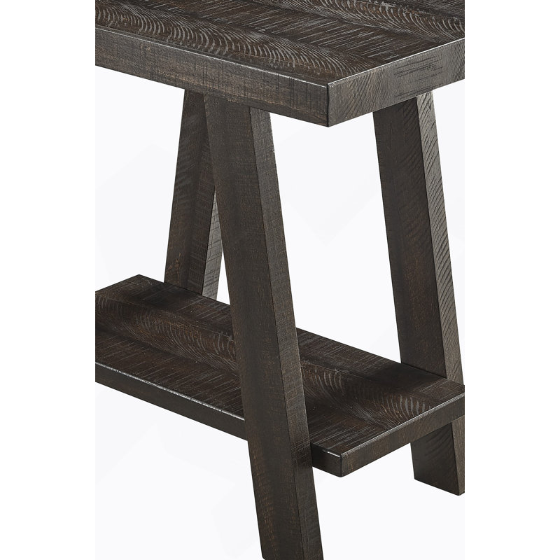 Table de bout Athens, Brun, H 22 po x l 14 po x P 23,5 po, Brun