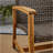 Hampton Wood + Wicker 3 Seater-373574781