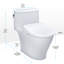 Toilette allongée une pièce fixée au sol WASHLET 27 "1 GPF (siège inclus)