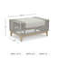 Repose-pieds d'extérieur avec coussin Breshae