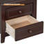 Ensemble de chambre à coucher 3 pièces, lit plateforme avec deux tables de chevet-1378870923-1378870922