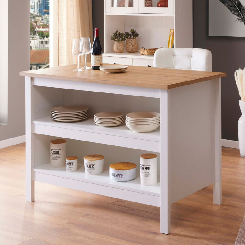Adaliz Kitchen Island, Anthracite