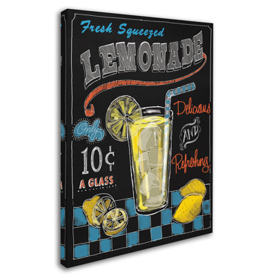 'Lemonade' Vintage Advertisement on Wrapped Canvas