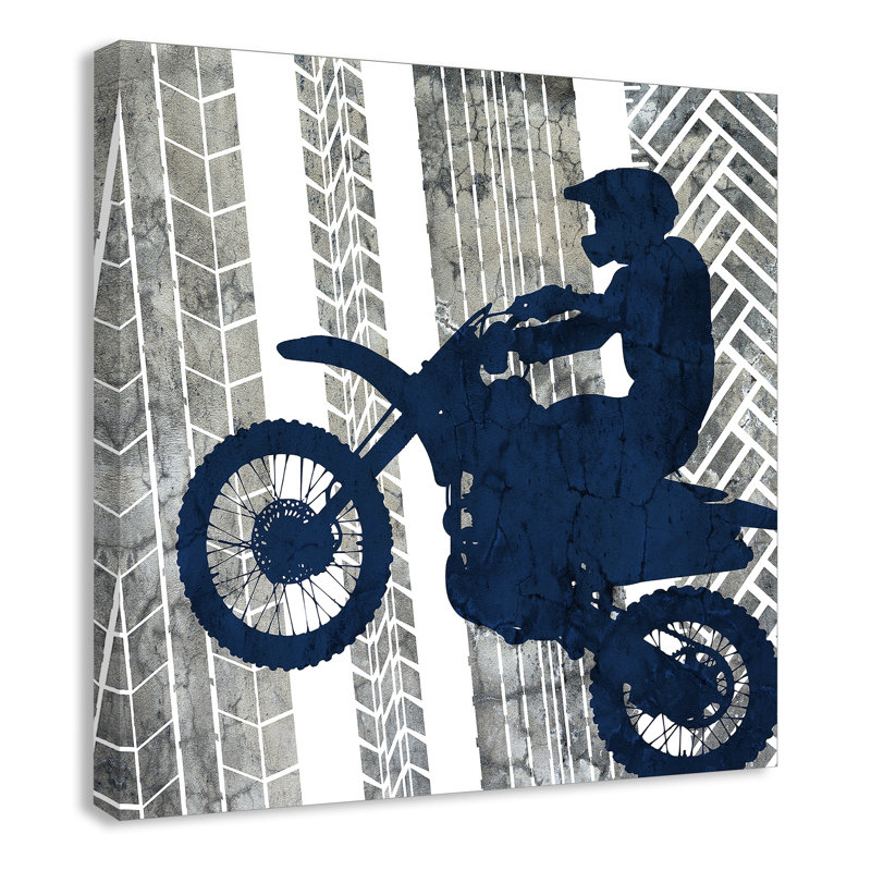 «Juvenile Motocross Motocross 3», art sur toile, H 24 po x l 24 po x P 1,5 po