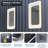 10X10 FT Metal Storage Shed With Floor Frame Extra Large Waterproof Storage House With Clear Roof Windows Air Vent For Garden Yard To Store Bikes, Lawnmower, Dark Blue
