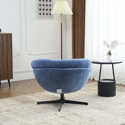 Chaise de bureau ergonomique Mid-Century à hauteur réglable, pivotante et roulante, tissu respirant pour la maison ou le bureau