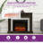 Symple Stuff 47" W Electric Fireplace 2 Drawer Remote Control Five Flame Brightness-522247041