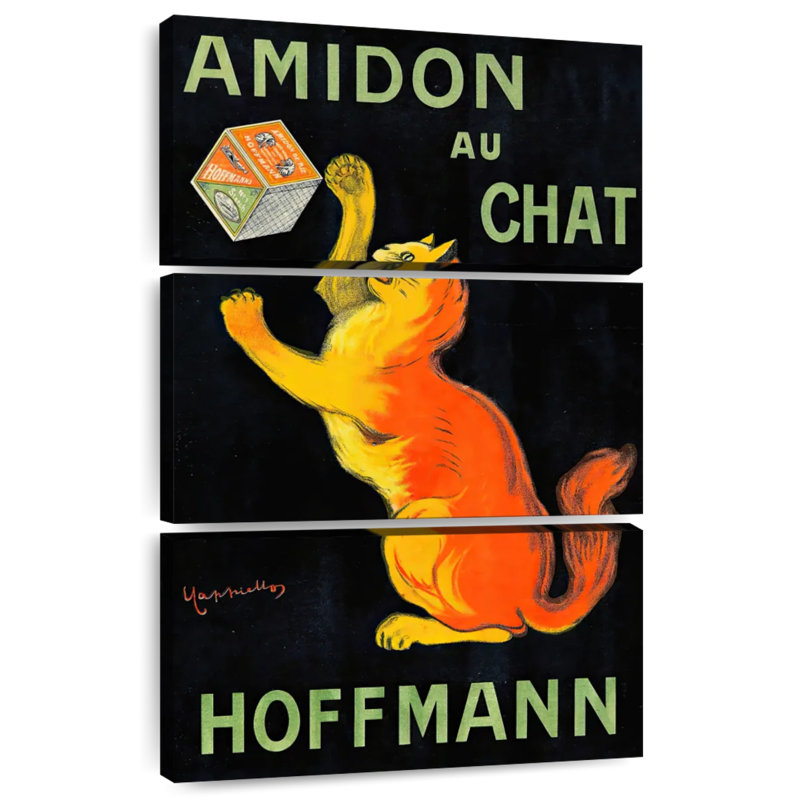 Brampt Amidon Au Chat, H 38 po x l 24 po