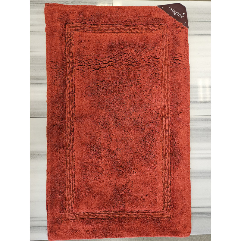 Malaysa Turkish Cotton Bath Rug, 21"W x 34"L, Brown