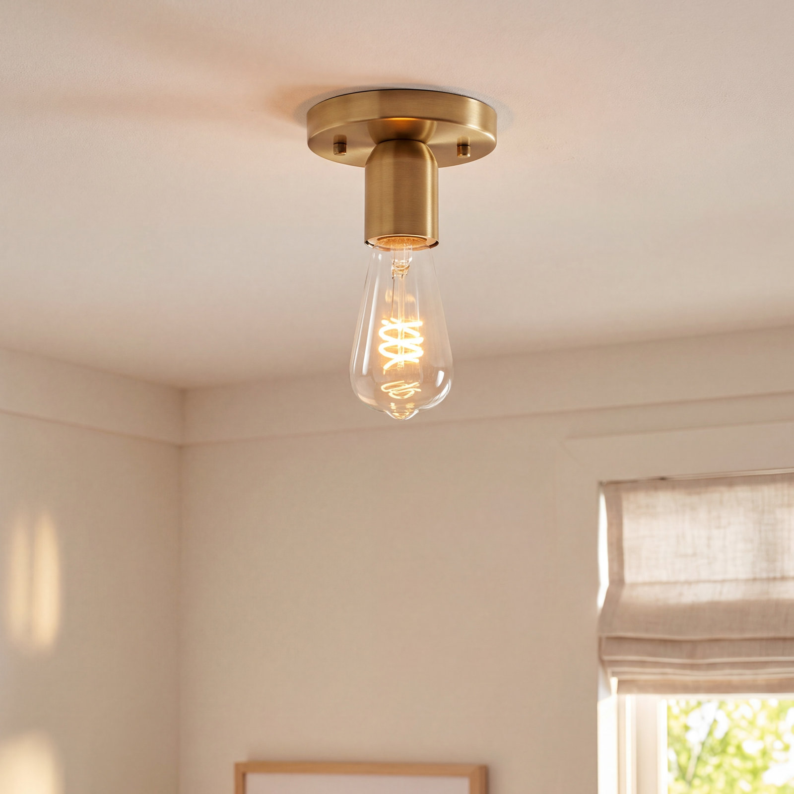 Deena 6W ST19 Coil Filament LED Clear Bulb