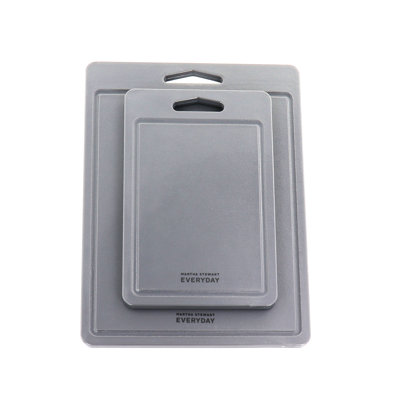 2 Piece Plastic Cutting Board Set