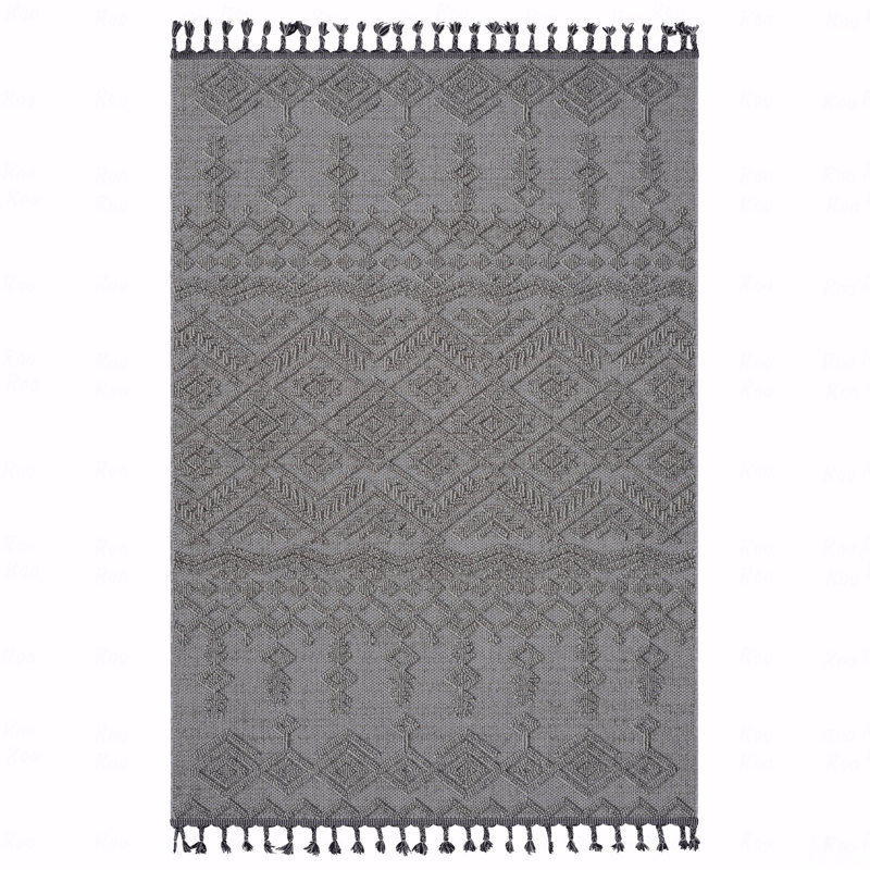 Tapis traditionnel intérieur / extérieur 4 pi x 6 pi, Rectangle 4 pi x 6 pi 2 po