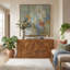 Teak Slice Console, Natural