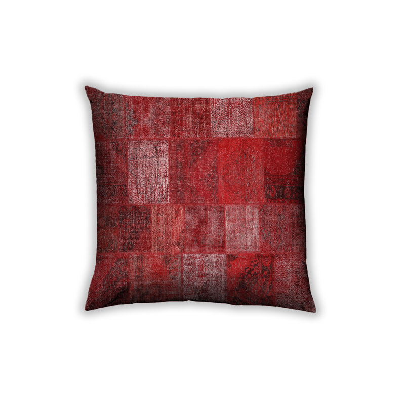 Abstract Throw Pillow, Microsuede