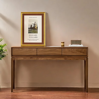 Console d'entrée en bois massif