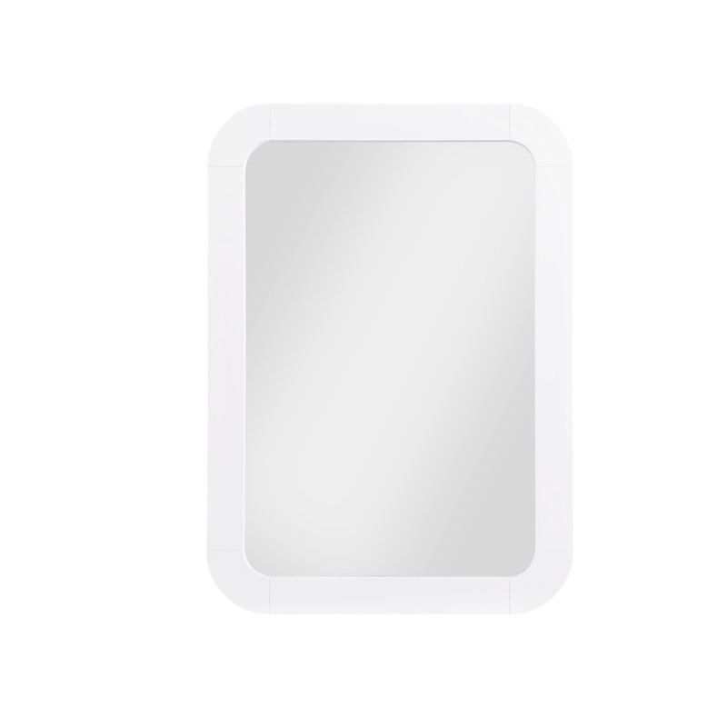Miroir pour commode Keron, Blanc