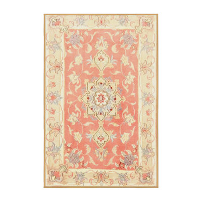 Tapis oriental beige / rose