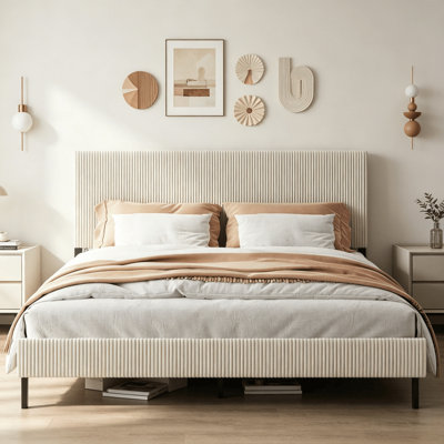 King Bed Frame With Headboard