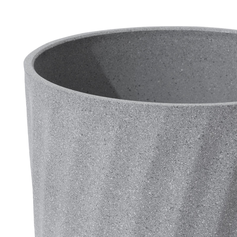 Pot à fleurs en résine Bee, Gris, 2, H 24 po x l 13,8 po x P 13,8 po