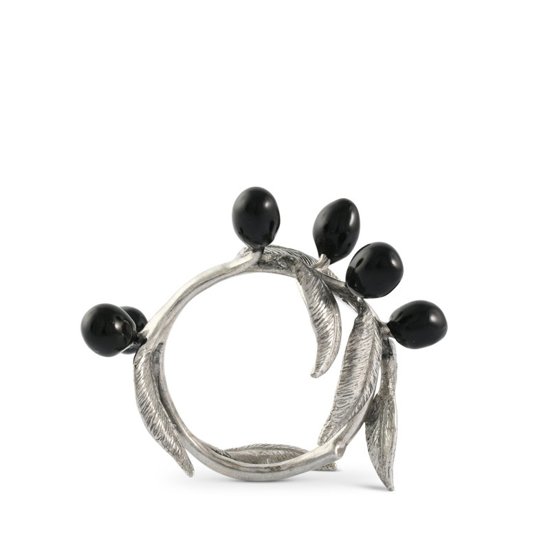 Olive Metal Napkin Ring