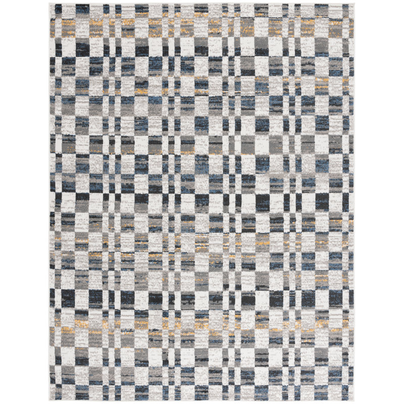 Pyramid Performance Geometric Rug, Rectangle 8' x 10'