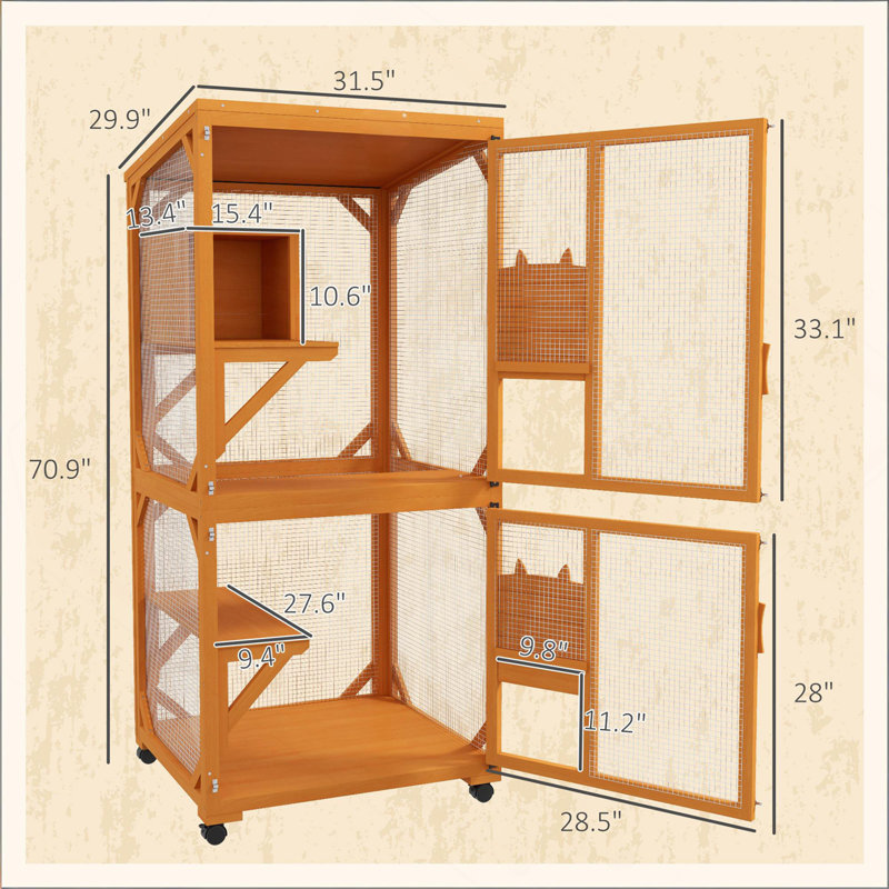 Maison pour animaux de compagnie, grande maison d'extérieur pour chat