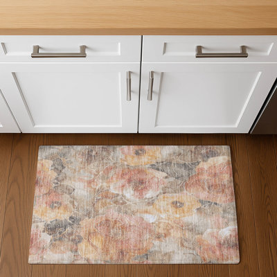 Premium Machine Washable Chelston AMF1859 Floral Rug