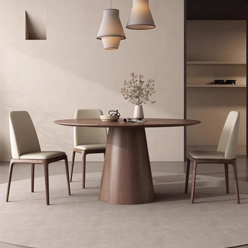 Table de salle à manger Oatsvall, H 29,50 po x L 47,20 po x l 47,20 po, Noyer