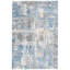 Tapis abstrait ivoire / bleu-375578086