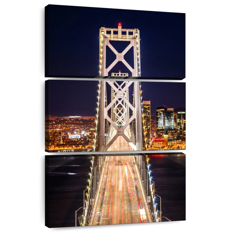 Lilie Bay Bridge Night Shine