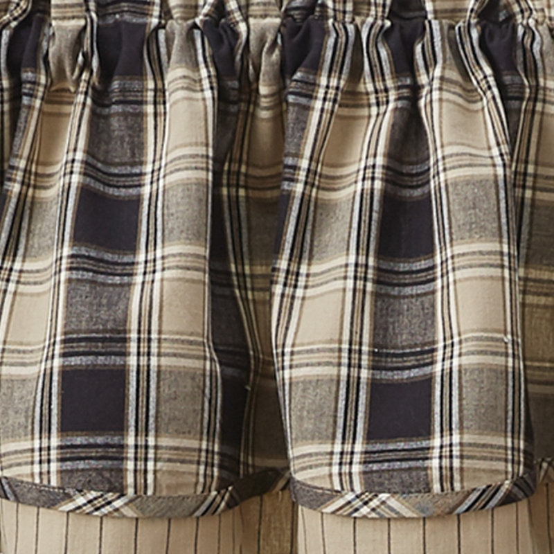  Soapstone Lined Layered Valance 16"L