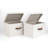 Set of 2 Storage Fabric Boxes with Lids-1153938117