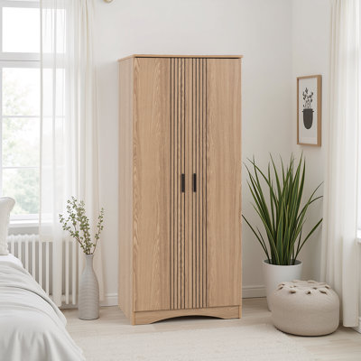 Tarmo 2 Door Manufactured Wood Wardrobe