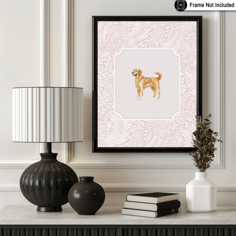 Golden Retriever No2, Sans cadre, Affiche, H 12 po x l 16 po