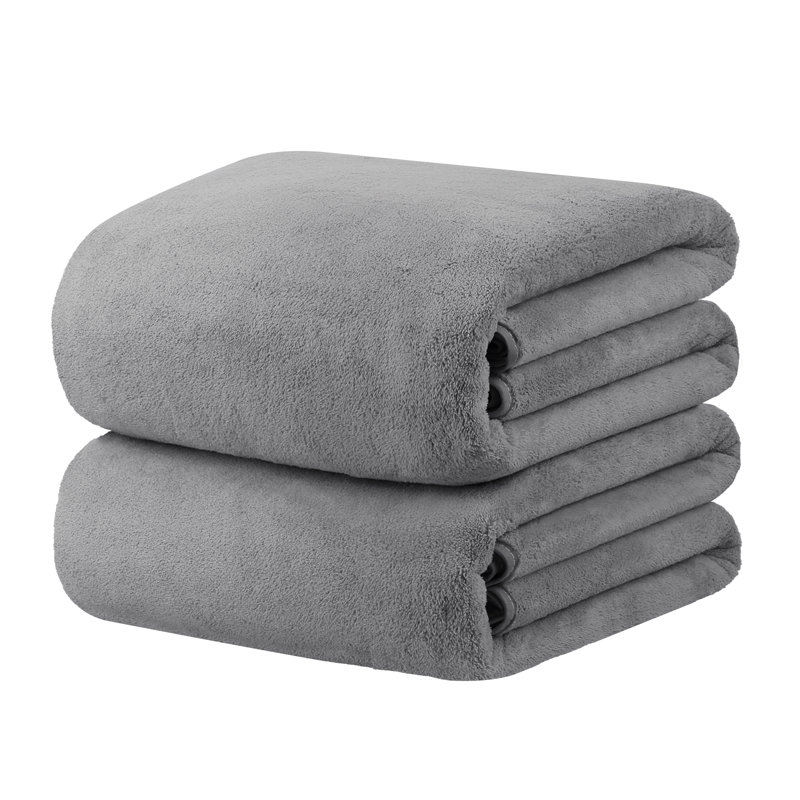 Anna-Lee Bath Sheet, Gray