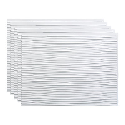 Panneau de dosseret décoratif en vinyle 18 po x 24 po FASÄDE