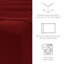 Ensemble de draps pour lit en microfibre brossée de 6 pièces Simply Soft-24746553-24746563