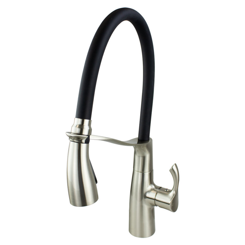 Transolid Organix Pull Down Kitchen Faucet, Luxe Stainless