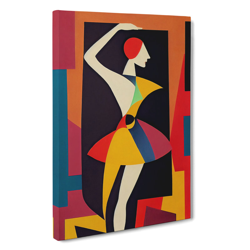 Ballerina No.3 - Wrapped Canvas Print, 50cm H x 35cm W