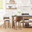 Tabouret de comptoir pivotant 26 po Bresha-321253235-321253237
